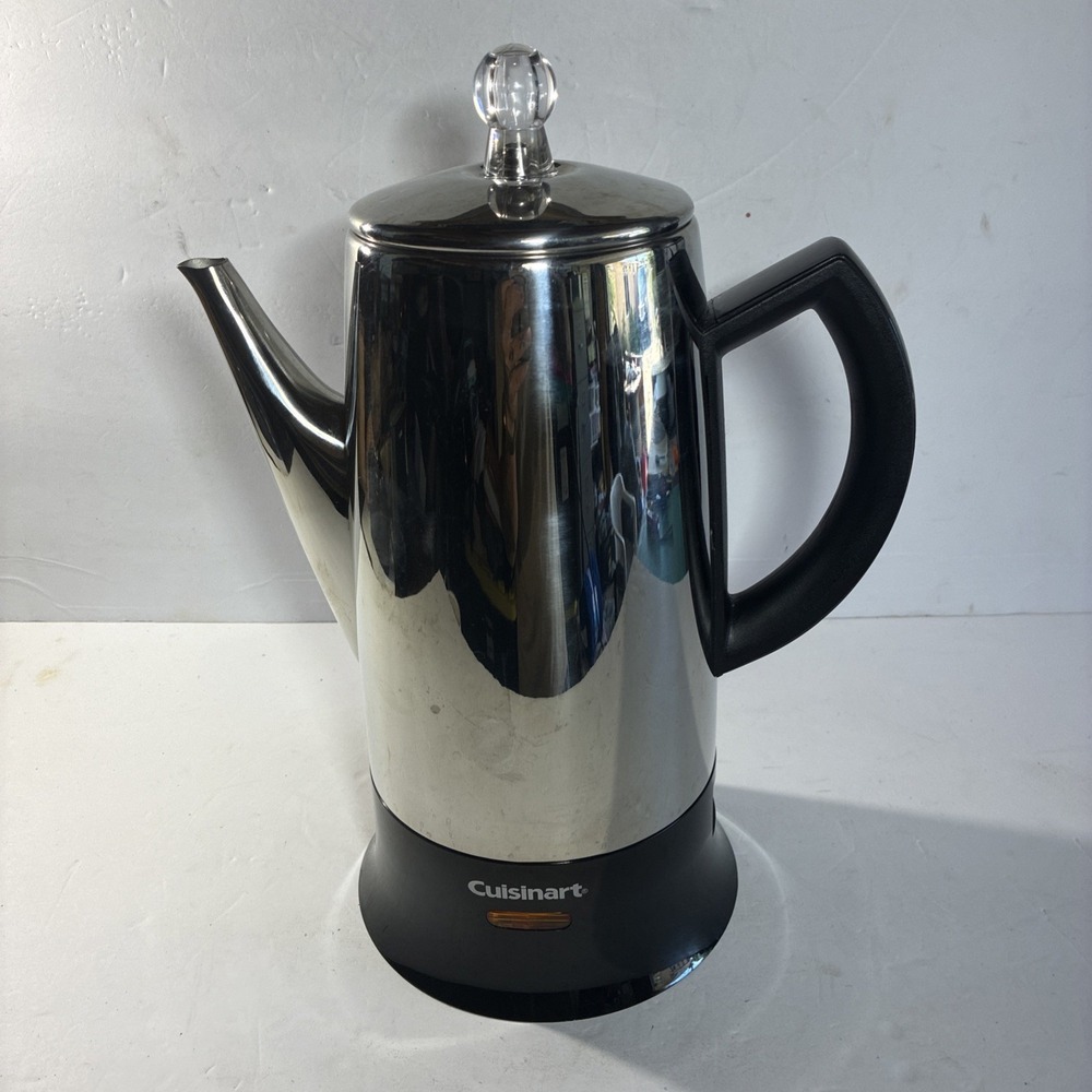 Cuisinart Classic 12 Cup Stainless Coffee Percolator Ready Light Model PRC-12